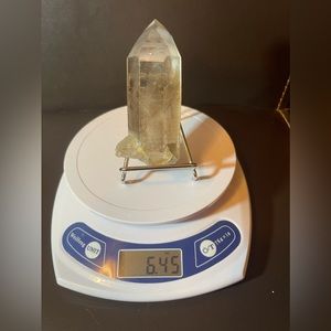 Citrine Tower. 183 Gr, 6.43 oz, 0.403 lb